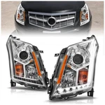Anzo 111307 Headlight For Cadillac Srx 2010-2016 Left And Right Chrome Housing. Fixed Price $594.61.