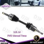 Front Left Driver Side Cv Axle For 1999-02 Infiniti G20 2.0L L4 Fwd Manual Trans. Fixed Price $146.92.