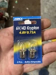Dorcy 6-VOLT/4D-4.8-VOLT, 0.75A Bayonet Base Krypton Replacement Bulb (41-1663),. Fixed Price $11.72.