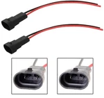 Wire Pigtail Male 9005 HB3 Two Harness Head Light Low Beam Replacement Socket Oe. Fixed Price $12.59.