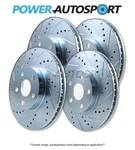 (front+rear) Power Performance Drilled Slotted Plated Brake Disc Rotors 46113PS. Fixed Price $208.84.
