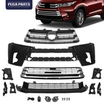 Front Bumper Cover Grille Fog Light Assembly Kit For 2017-2019 Toyota Highlander. Fixed Price $389.95.