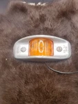 Vintage Nos Kd Marker Lite A541S Amber Steel Base Aluminum Finish. Fixed Price $12.99.
