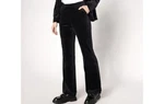 Studio Park X Shawn Killinger Petite Velveteen Flare Pant A626660 Black Size 10P. Fixed Price $11.70.