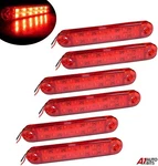 Six 13CM Long 24V Led Rear Tail Side Marker Red Lights Truck Trailer Lorry. Fixed Price $35.44.
