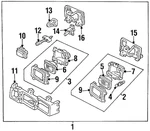 Genuine Gm Rear Bracket 16514365. Fixed Price $6.36.