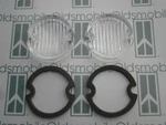 1956 Oldsmobile 88, Super 98 Back Light Lenses & Gaskets Kit. New Pair. Fixed Price $86.50.