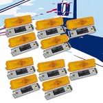 10X Trucklite 19200Y 19-SERIES Yellow Side Marker Clearance Light+mount Bracket. Fixed Price $119.33.
