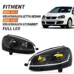 Headlights For Volkswagen Rabbit Golf 2006-2009 Jetta 2005-2010, Front. Fixed Price $335.15.