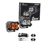 Recon 2 3-INCH Led Pod Lights With Black COVERS,80W 7956LM&AMBER Drl Spot Beam. Fixed Price $165.28.