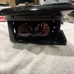 Black Right Passenger Side Headlight Lamp 90-91 Mitsubishi Eclipse Laser Talon. Fixed Price $150.00.