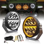 2PCS 6.5'' Led Spot Flood Beam Driving Lights Off-road For Truck Suv 4X4 12V/24V. Fixed Price $167.99.