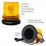 60AMAG Magnet Mounted Snow Plow Emergency Amber Led Strobe Beacon Warning Light. Fixed Price $69.95.