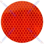 Amber/red/white 3" Round High Vis Reflective Stick-on Reflector Dot-sae Trailer. Fixed Price $145.00.