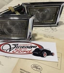1958 Ford Passenger Car Back Up Light Lamp Kit Left & Right Nos Fomoco. Fixed Price $119.95.