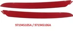 Rear Bumper Reflector Panel L/r Fit Porsche Panamera 2017-2023 971945105A/45106A. Fixed Price $109.99.
