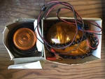 6410 Mg Ecco Magnetic Base Low Profile Strobe Beacon Amber Light 12-80 Vdc +++. Fixed Price $35.00.