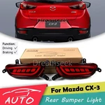 Rear Bumper Tail Light For Mazda CX-3 2016-2024 New Led Reflector Brake Fog Lamp. Fixed Price $86.99.