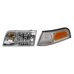 Trq LKA55879 Headlights Ford Crown Victoria 1998-2002 Left Front FO2502200. Fixed Price $98.46.