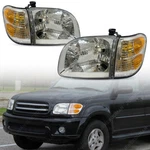 4PCS Headlights Corner Signal Lamps Kit For 2001-2004 Toyota Sequoia. Fixed Price $145.95.