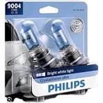 2X Philips 9004 CVB2 Crystalvision Ultra Upgraded White Headlight Bulb (JS9). Fixed Price $16.50.