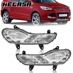 Hecasa Clear Fog Light Bumper Lamps Left+right Side Ford Escape Kuga 2013-16. Fixed Price $56.90.