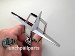 Rare Nos Hood Ornament Lincoln Continental Convertible Cabriolet Coupe Sedan 462. Fixed Price $499.00.