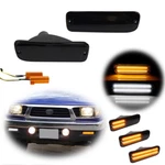 Smoked Lens Led Amber White Signal Parking Bumper Lights For 95-00 Toyota Tacoma. Fixed Price $54.99.