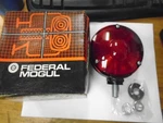 Signal-stat 2803 Dual-face 4-INCH Round Pedestal Light Red & Yellow Mack Fender. Fixed Price $26.50.