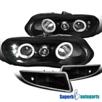 Fits 1998-2002 Camaro Led Halo Projector Headlights+bumper Signal Lamps Black. Fixed Price $175.71.