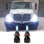 2X 9007 Led Headlight Bulbs Kit White For International 4100 4200 4300 4400 8500. Fixed Price $23.99.
