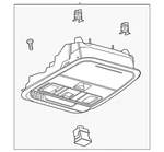 Genuine Ford Console Assembly Overhead LB5Z-78519A70-DAL. Fixed Price $347.72.