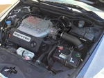 All Black Coated Air Intake Kit & Filter For 2003-2007 Honda Accord 3.0L V6. Fixed Price $76.25.
