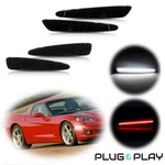 For 2005-13 Chevy Corvette C6 Front Rear White & Red Side Marker Lights Pair Set. Fixed Price $39.99.