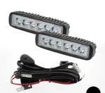 Bully Brand Pilot Automotive 6.25" Led Square 18W Work Car Light PLV-1002KIT. Fixed Price $28.95.