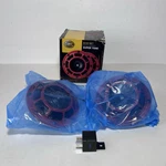 Hella Red Twin Supertone Horn Kit High / Low Boxed 12V 118DB 003399801 Niob. Fixed Price $55.99.