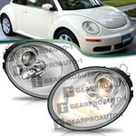 Lh+rh Chrome Projector Headlight Set For 2006-2010 Volkswagen Beetle W/ Halogen. Fixed Price $152.99.