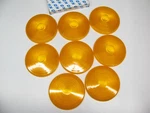 Pack Of 8 Vintage Kd Lamps 3111-011 Amber Turn / Tail Light Lenses Only. Fixed Price $24.95.