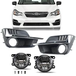 Led Front Bumper Fog Light Lamp Frame Cover Bezel For Subaru Impreza 2015-2016. Fixed Price $60.26.