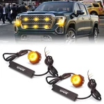 Pair Amber Led Hide-a-way Side Marker Strobe Light Flashing Emergency Warning. Fixed Price $36.99.