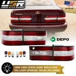 4PCS Depo Jdm Style Red Clear Tail Lights For 1991-1994 Lexus /. Fixed Price $169.95.