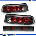 For 1988-1991 Honda Civic Hatchback Cx/dx/si/base Black Tail Lights Rear Lamps. Fixed Price $95.99.