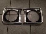 71-72 Ford Truck Headlight Bezel Trim Doors Cover F100 F250 Pair Oem. Fixed Price $109.00.