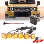 6PCS Smoke Amber Led Front Grill Lighting Kit For Toyota 2024+ Land Cruiser J250. Fixed Price $39.99.