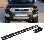 72W 25" Led Light Bar W/ Lower Bumper Brackets, Wirings For 2007-2014 Fj Cruiser. Fixed Price $72.09.