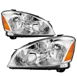 Chrome Headlights For 2005-2006 Nissan Altima Sedan Amber Corner Headlamps Pair. Fixed Price $82.99.