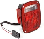Left Tail Light Assembly Black Housing Fits 1987-1990 Jeep Wrangler Yj 12403.11. Fixed Price $79.40.