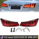 Pair Led Tail Lights For 2006-2013 Lexus IS250 IS350 Isf Red Rear Brake Lamps. Fixed Price $210.99.