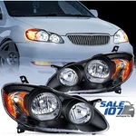 For 2003-2008 Toyota Corolla Lamp Headlights Black Housing Clear Left+right. Fixed Price $148.94.