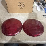 Large Vintage Ls 385 Warning Glass-lens-railroad-firetruck-stop Lens-auto 6-3/4. Fixed Price $25.00.